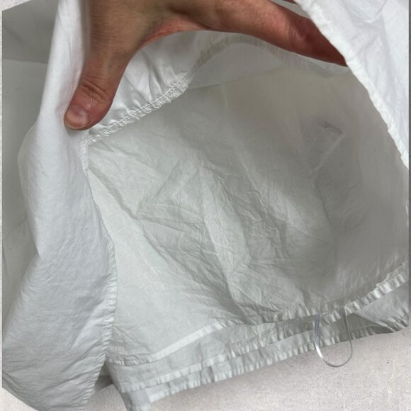 Abercrombie & Fitch White Puff Sleeve Square Neck Top Womens Size Large Blouse L - Picture 11 of 16